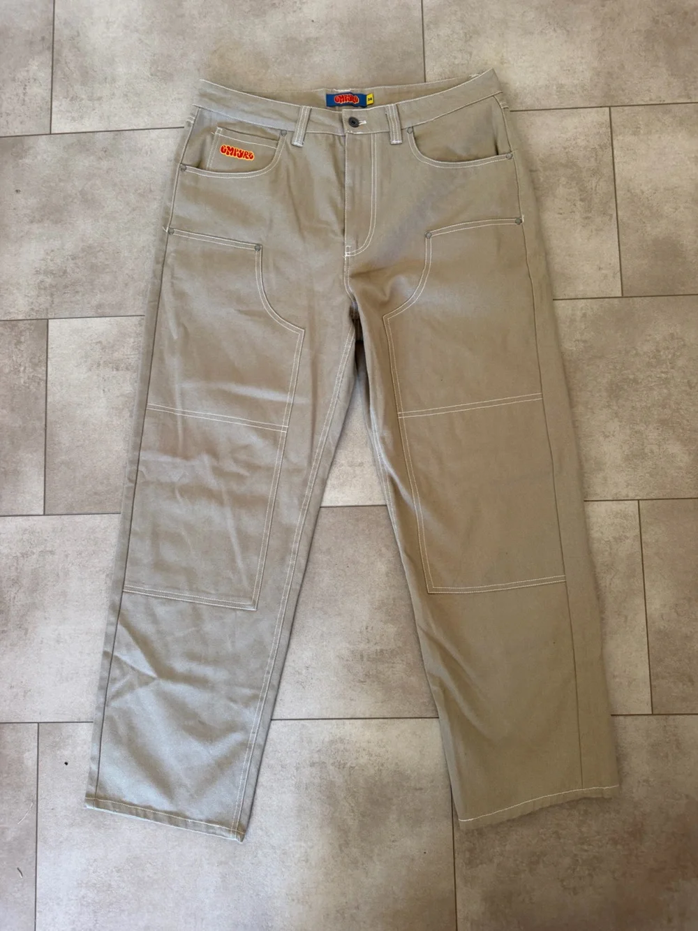 Empyre Double Knee Khaki Canvas Skate Pants